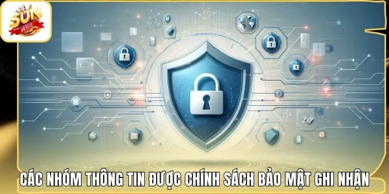 Các nhóm thông tin được chính sách bảo mật ghi nhận